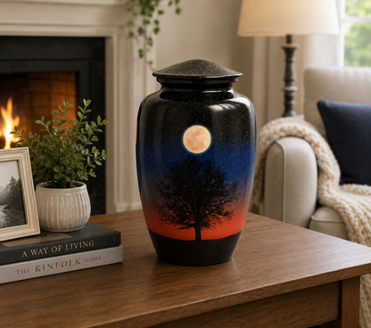 Full Moon Tree Adult Cremation Ashes Urn