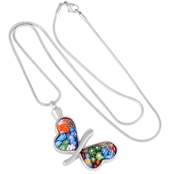 Rainbow Butterfly Pendant