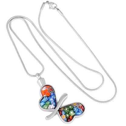 Rainbow Butterfly Pendant