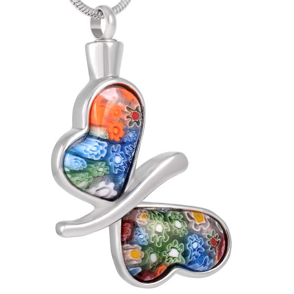 Rainbow Butterfly Pendant 