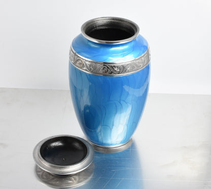 Adult Large Urn Classic Blue Urn