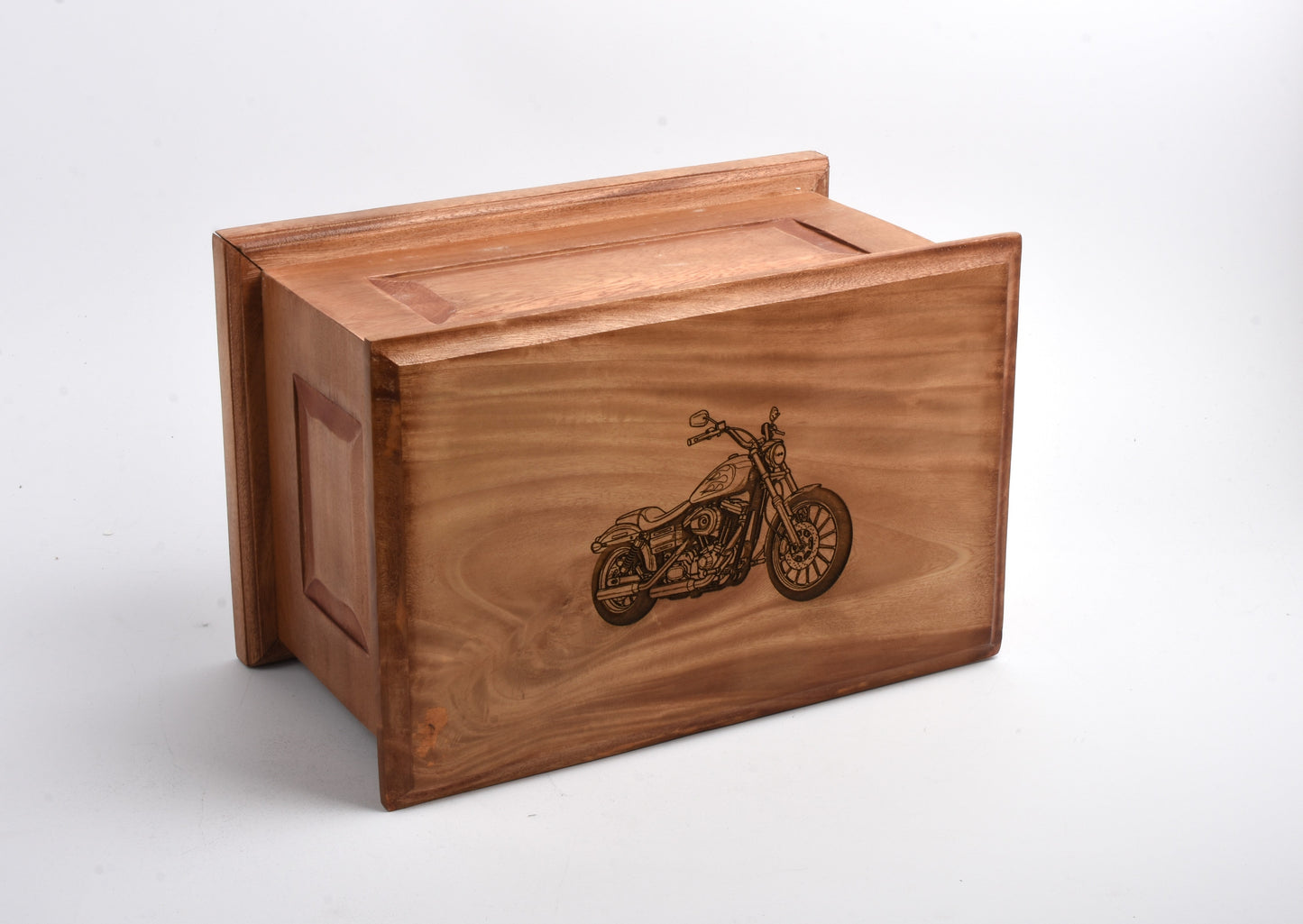 Large Solid Wood Casket Bike