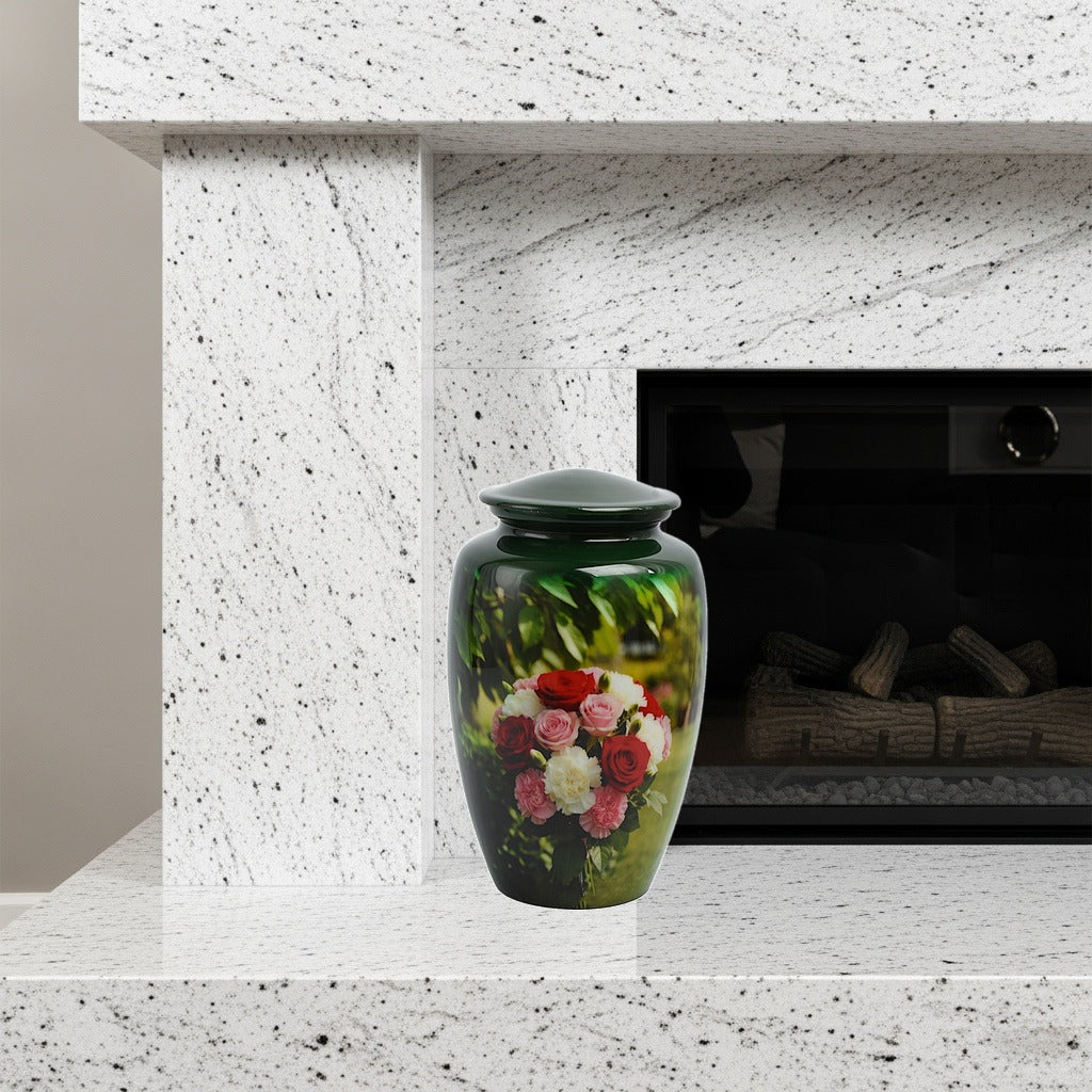 Flower Bouquet Adult Cremation Urn