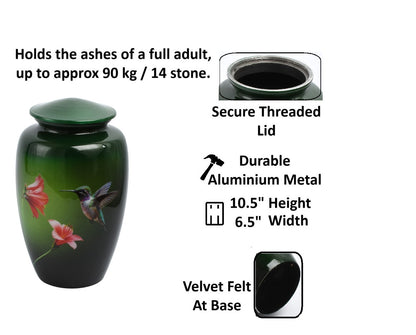 Humming Bird Adult Cremation Urn