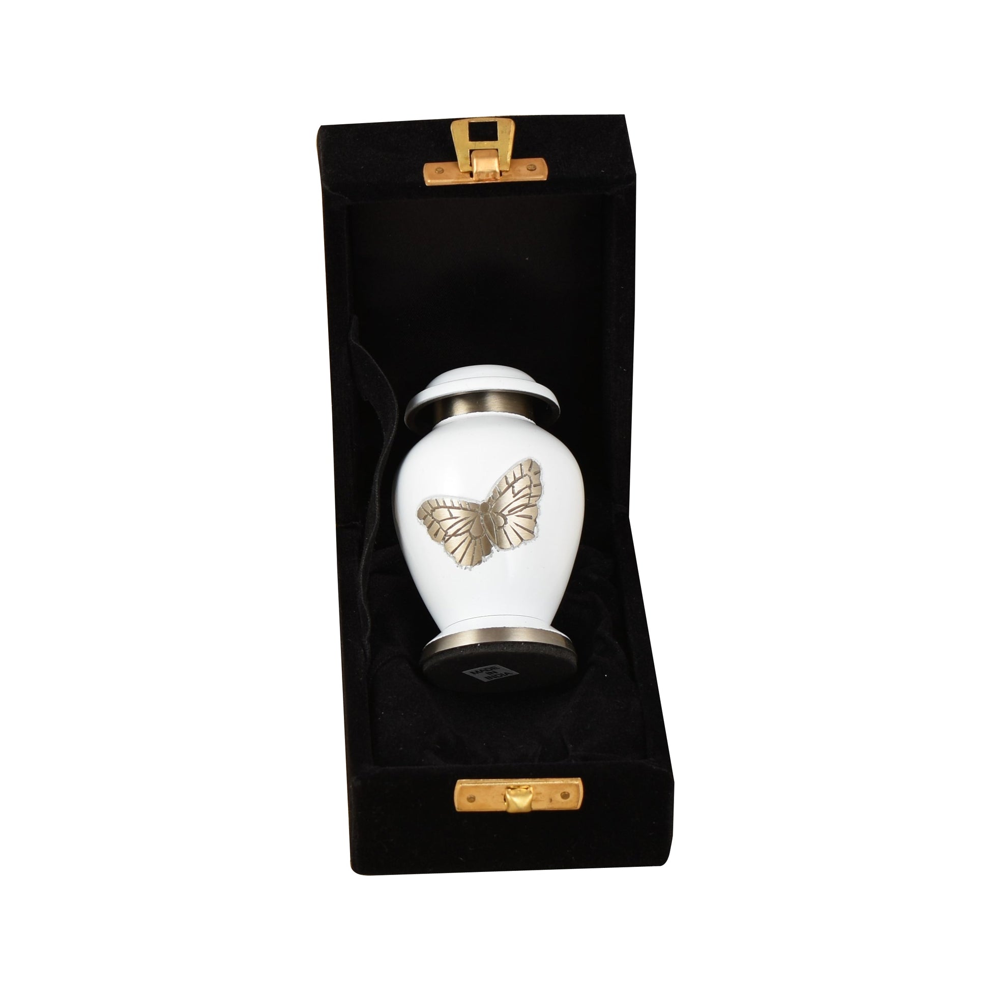 White keepsake, white keepsake for token ashes, keepsake for sharing ashes, small mini container for human ashes urn keepsake ashes storage