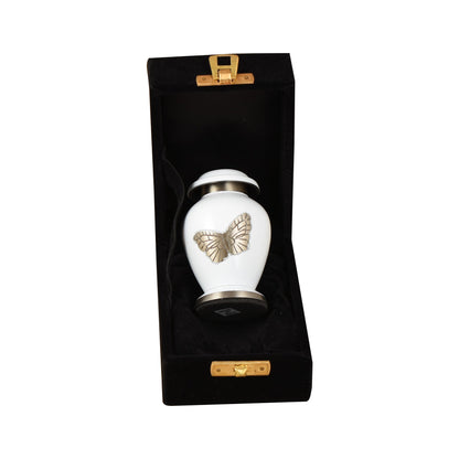 White keepsake, white keepsake for token ashes, keepsake for sharing ashes, small mini container for human ashes urn keepsake ashes storage