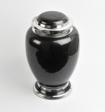 Black Simplicity Cremation Urn